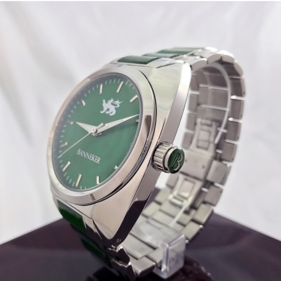 Banneker “Power Green” 53mm men’s watch. Benjamin Banneker wood - Picture 4 of 13